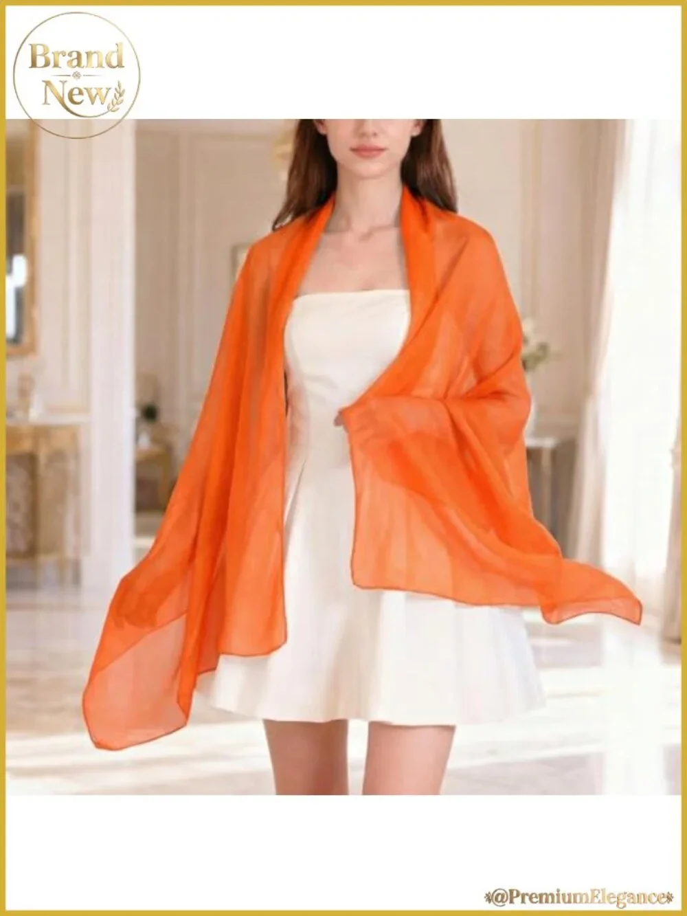 Chiffon Shawl Wrap Lightweight Scarf for Evening Dresses